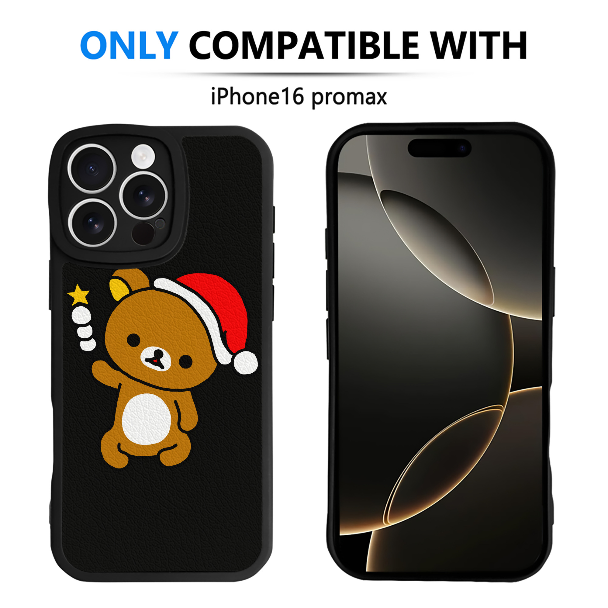 （画像用） リラックマ リラックマ キイロイトリ Rilakkuma Korilakkuma Kiiroitori 【iPhone 16シリーズ対応】シリコンスマホケース（レザー調） 材質：シリコン